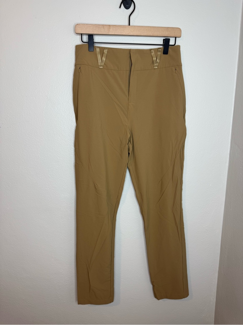 Indyeva Matkaillu Lightweight Hiking Travel Pants Tan Gold Khaki